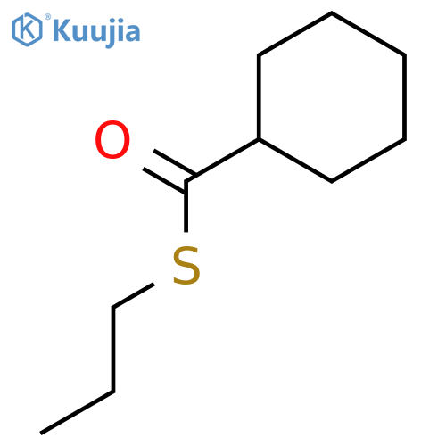 CYCLOHEXANECARBOTHIOIC ACID, S-PROPYL ESTER structure