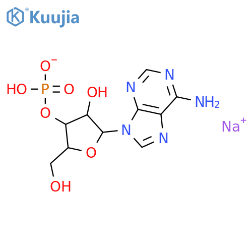 sodium 3'-O-(hydroxyphosphinato)adenosine structure