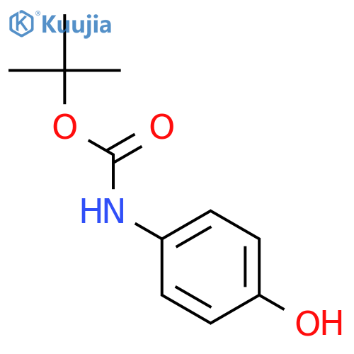 tert-butyl N-(4-hydroxyphenyl)carbamate structure