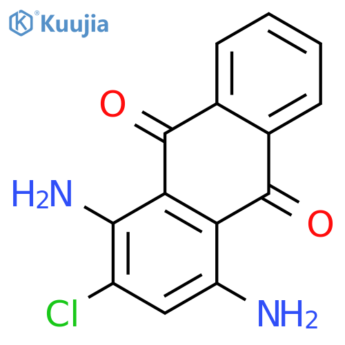 1,4-Diamino-2-chloroanthraquinone structure