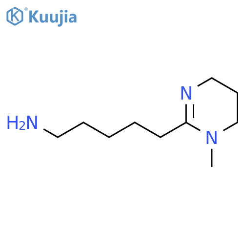 2-PYRIMIDINEPENTANAMINE, 1,4,5,6-TETRAHYDRO-1-METHYL- structure