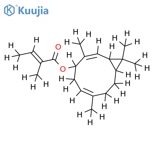 Angeloyl-(3beta,6xi,7xi)-3-Hydroxybicyclogermacrene structure