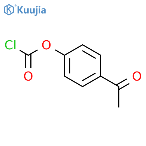 4-acetylphenyl chloroformate structure