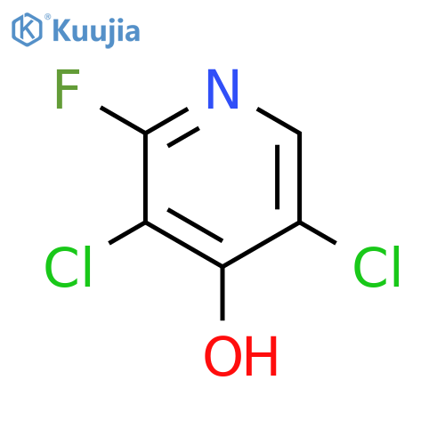 3,5-Dichloro-2-fluoropyridin-4-ol structure