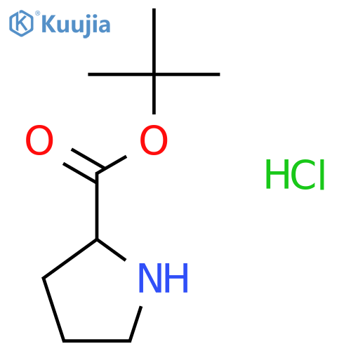 tert-butyl (2S)-pyrrolidine-2-carboxylate hydrochloride structure