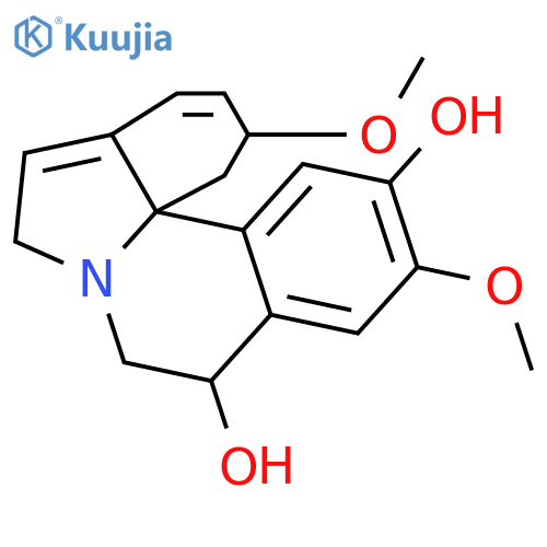 Tri-O-demethylerythrartine; 3,16-Di-Me ether structure