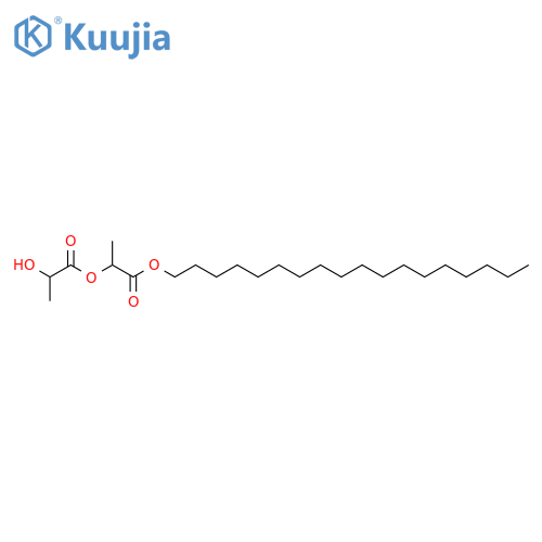 Propanoic acid,2-hydroxy-, 1-methyl-2-(octadecyloxy)-2-oxoethyl ester structure