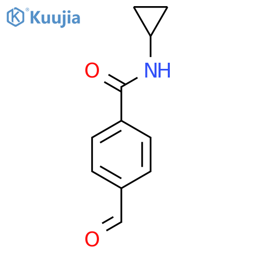 N-cyclopropyl-4-formylbenzamide structure