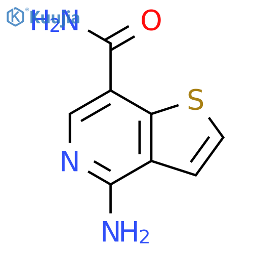 4-aminothieno[3,2-c]pyridine-7-carboxamide structure