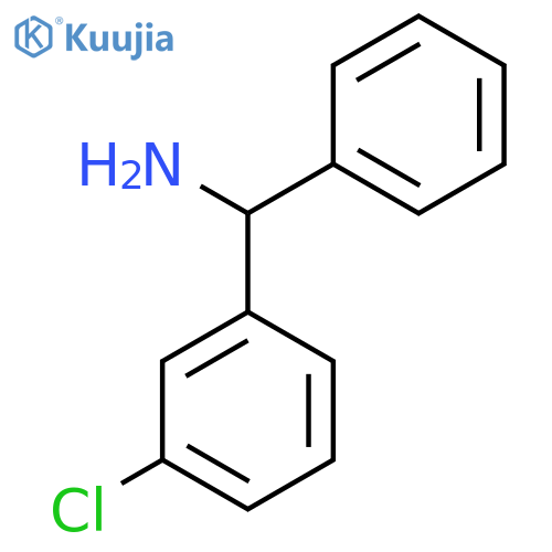 (3-Chlorophenyl)(phenyl)methylamine structure