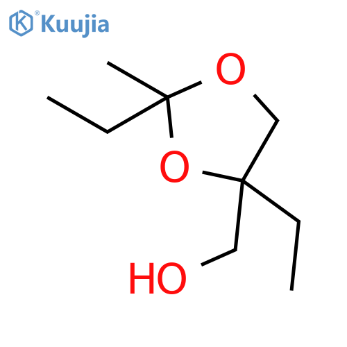 1,3-DIOXOLANE-4-METHANOL, 2,4-DIETHYL-2-METHYL- structure