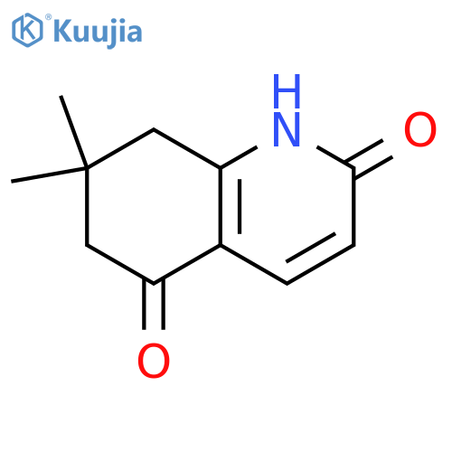 7,7-dimethyl-1,2,5,6,7,8-hexahydroquinoline-2,5-dione structure