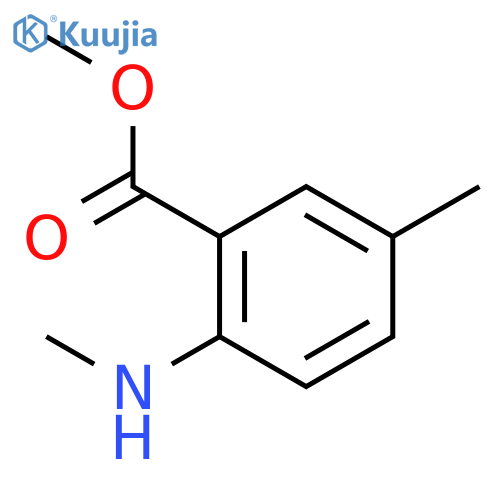 Methyl 5-methyl-2-(methylamino)benzoate structure