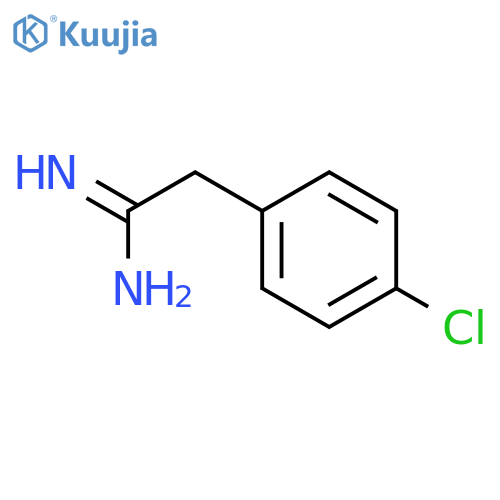 2-(4-chlorophenyl)ethanimidamide structure