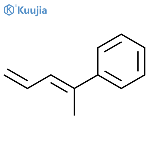 Benzene, [(1E)-1-methyl-1,3-butadienyl]- structure