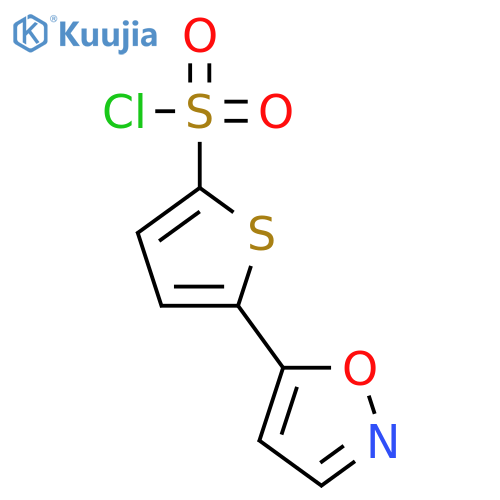5-Isoxazol-5-ylthiophene-2-sulfonyl chloride structure