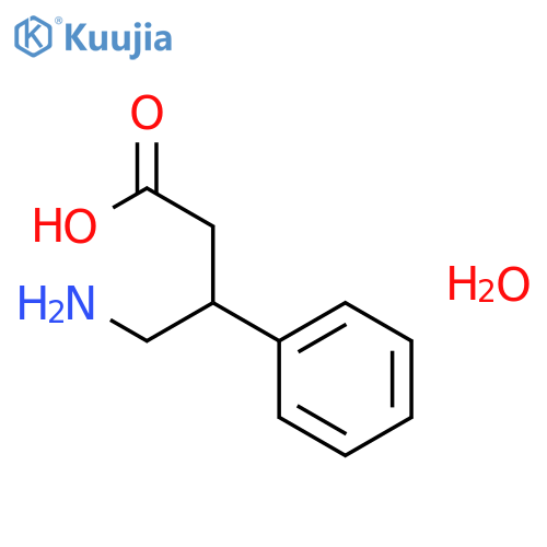 3-3-(aminomethyl)phenylpropanoic acid structure