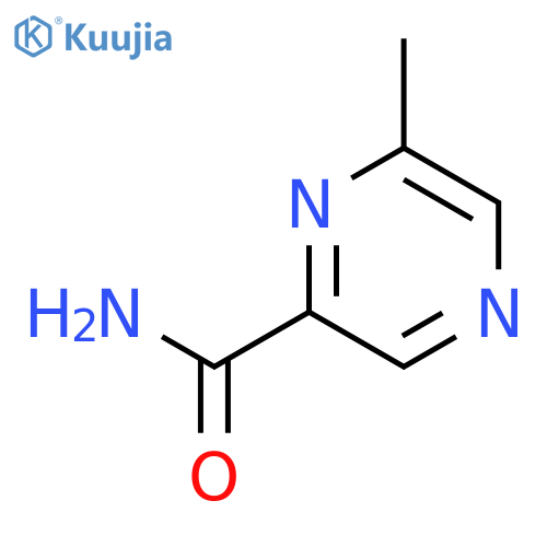 2-Pyrazinecarboxamide,6-methyl- structure
