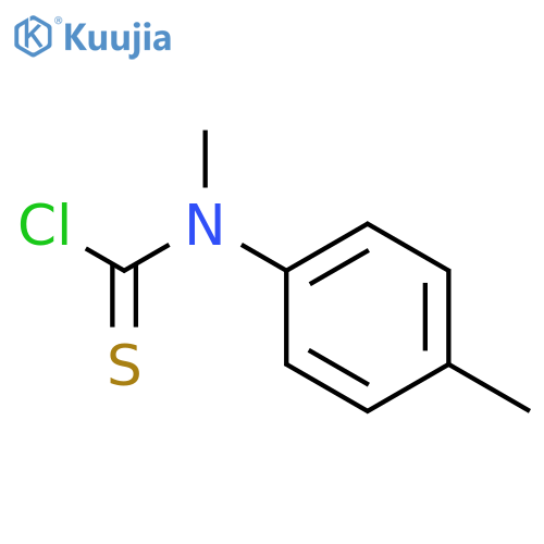 n-methyl-n-(4-methylphenyl)thiocarbamoyl chloride structure
