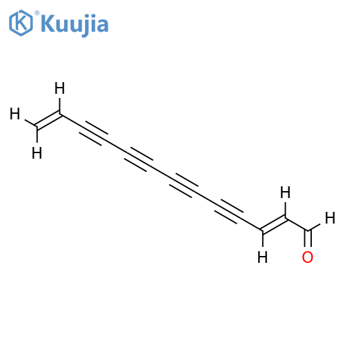 trideca-2t,12-diene-4,6,8,10-tetraynal structure