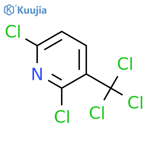 2,6-Dichloro-3-(trichloromethyl)pyridine structure