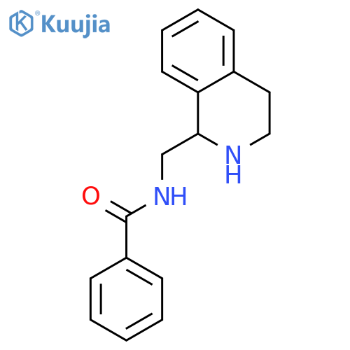 Benzamide,N-[(1,2,3,4-tetrahydro-1-isoquinolinyl)methyl]- structure