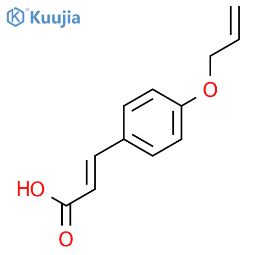3-4-(prop-2-en-1-yloxy)phenylprop-2-enoic Acid structure