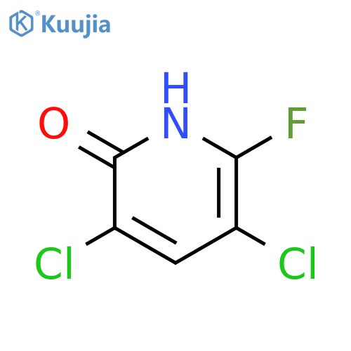 2(1H)-Pyridinone, 3,5-dichloro-6-fluoro- structure