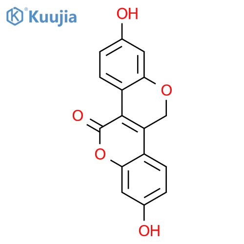 [1]Benzopyrano[4,3-c][1]benzopyran-5(11H)-one, 2,8-dihydroxy- structure