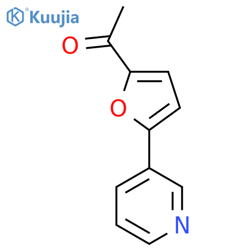 1-[5-(Pyridin-3-yl)furan-2-yl]ethan-1-one structure