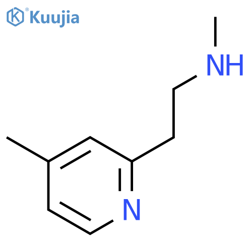 methyl2-(4-methylpyridin-2-yl)ethylamine structure