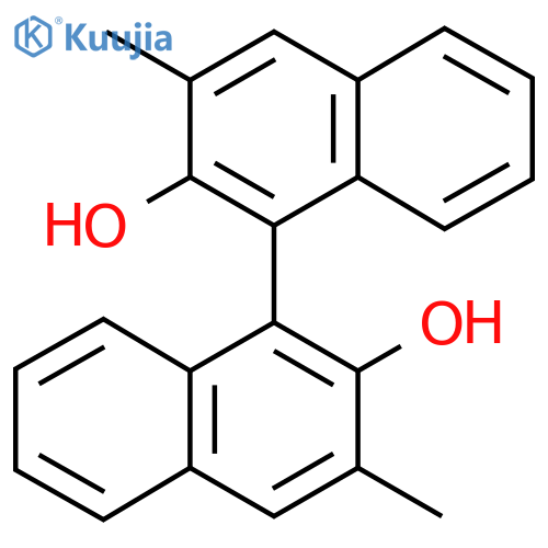 [1,1'-Binaphthalene]-2,2'-diol, 3,3'-dimethyl-, (1S)- structure