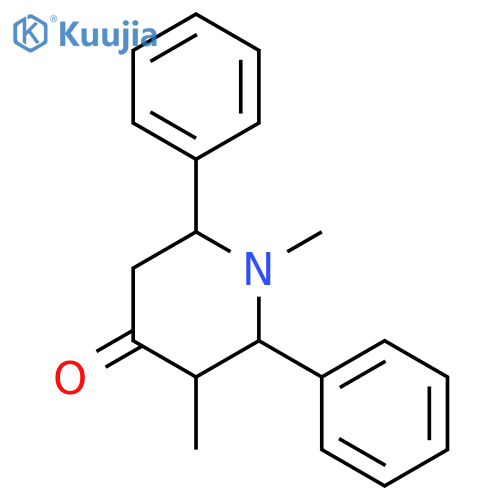 1,3-Dimethyl-2,6-diphenylpiperidin-4-one structure