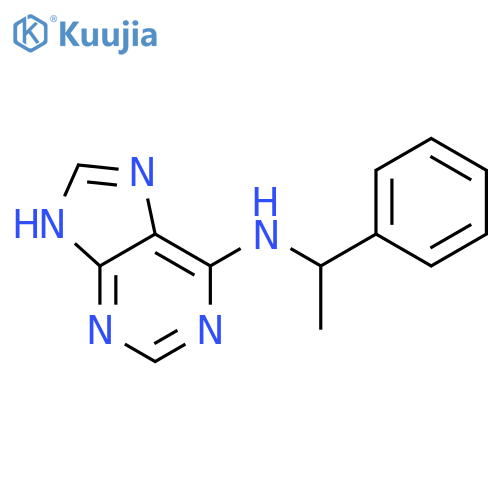 9H-Purin-6-amine,N-(1-phenylethyl)- structure
