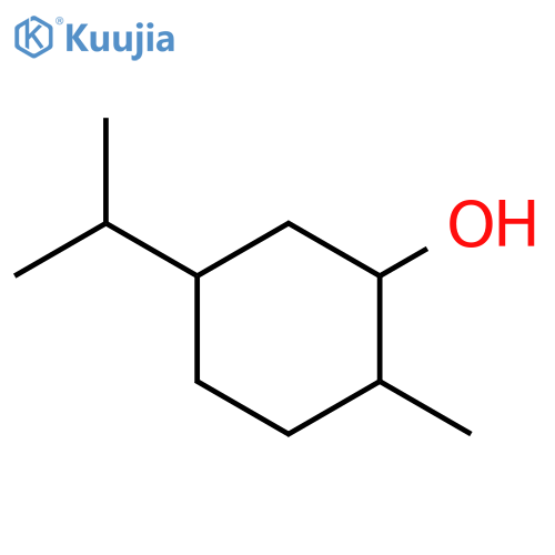Cyclohexanol,2-methyl-5-(1-methylethyl)-, [1R-(1a,2a,5b)]- (9CI) structure
