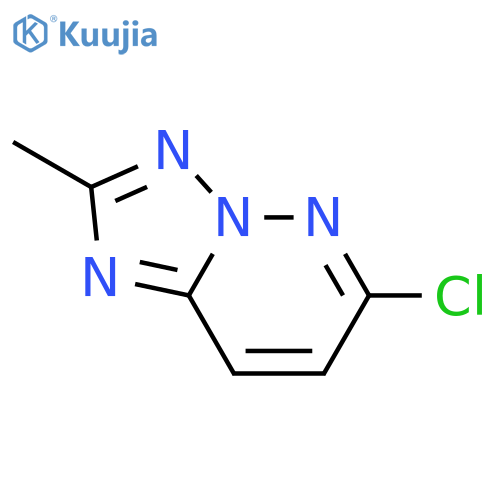 6-chloro-2-methyl-[1,2,4]triazolo[1,5-b]pyridazine structure
