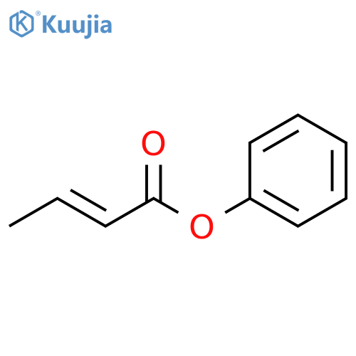 2-Butenoic acid, phenyl ester, (2E)- structure
