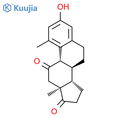 Estra-1,3,5(10)-triene-11,17-dione,3-hydroxy-1-methyl- (7CI,9CI) structure