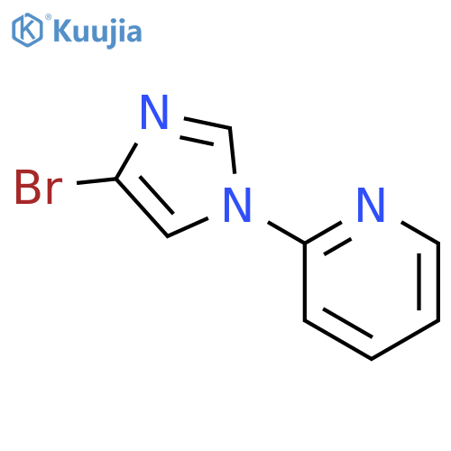 2-(4-Bromo-1H-imidazol-1-YL)pyridine structure