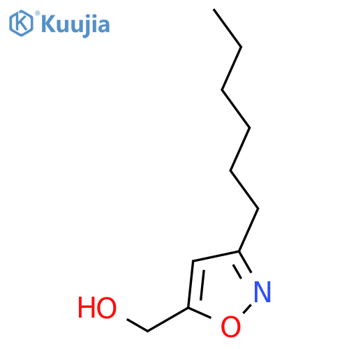 5-ISOXAZOLEMETHANOL, 3-HEXYL- structure