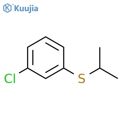 Benzene, 1-chloro-3-[(1-methylethyl)thio]- structure