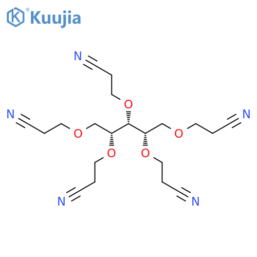 Xylitol, 1,2,3,4,5-pentakis-O-(2-cyanoethyl)- structure