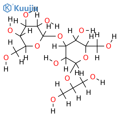 (beta,beta'-Dihydroxy-isopropyl)-(O3-alpha-D-mannopyranosyl-alpha-D-galactopyranosid) structure