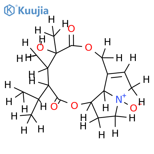 12-Hydroxy-19-methyl-4alpha-oxy-(13betaH,14betaH)-14,19-dihydro-crotalanan-11,15-dion structure