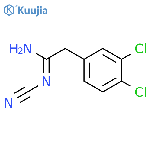 alpha-(cyanoimino)-3,4-dichlorophenethyl-amine structure