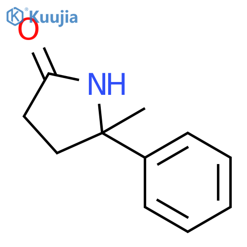 5-methyl-5-phenylpyrrolidin-2-one structure