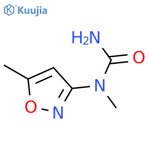 urea, n-methyl-n-(5-methyl-3-isoxazolyl)- (9ci) structure
