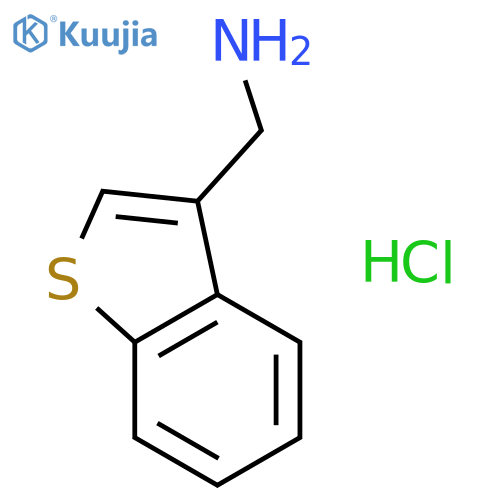 3-(Aminomethyl)benzobthiophene hydrochloride structure