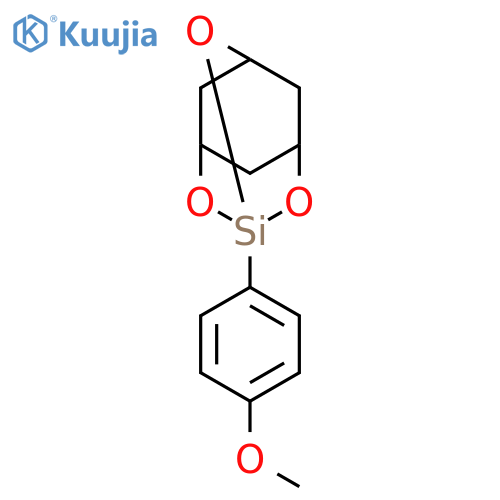 2,8,9-Trioxa-1-silatricyclo[3.3.1.13,7]decane, 1-(4-methoxyphenyl)- structure