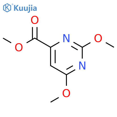 2,6-Dimethoxypyrimidine-4-carboxylic Acid methyl ester structure